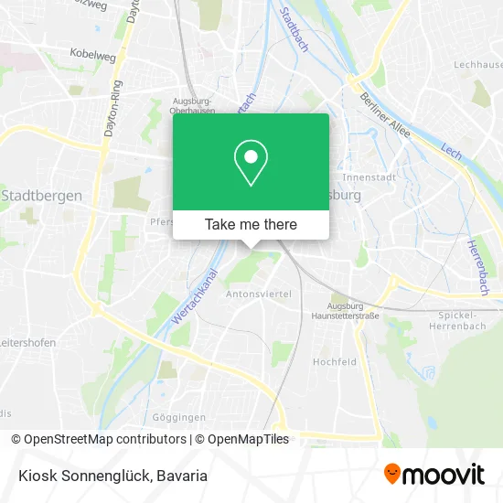 Kiosk Sonnenglück map