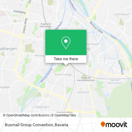 Busmail Group Convention map