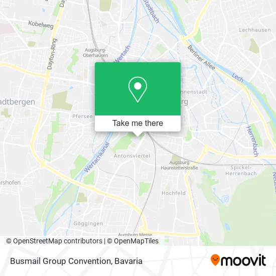 Карта Busmail Group Convention