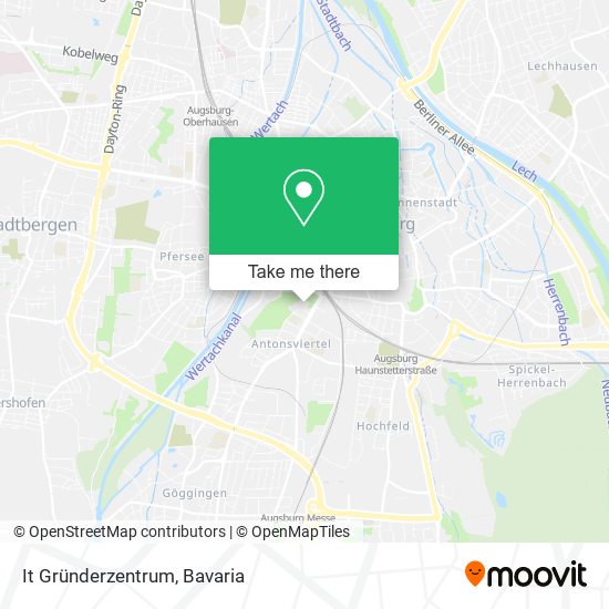It Gründerzentrum map