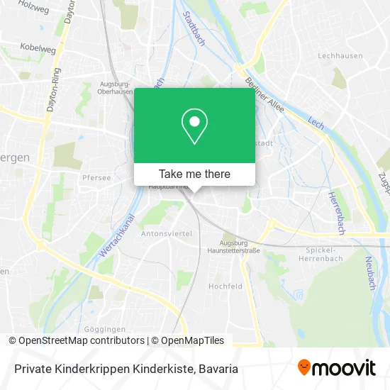 Карта Private Kinderkrippen Kinderkiste