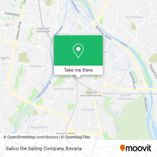 Sailco the Sailing Company map