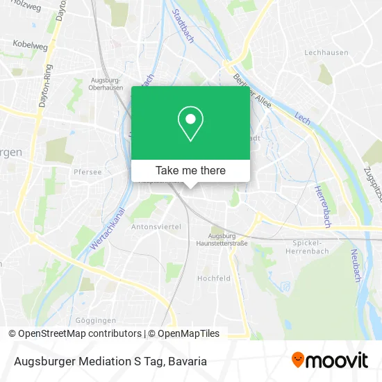 Карта Augsburger Mediation S Tag