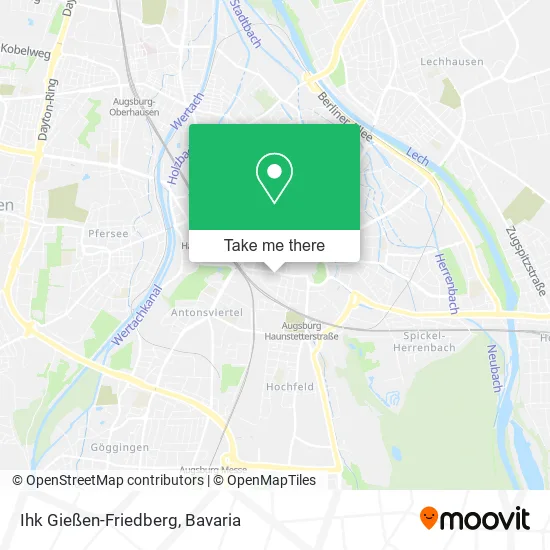 Карта Ihk Gießen-Friedberg