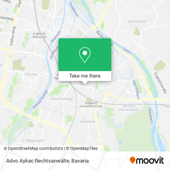 Карта Advo Aykac Rechtsanwälte