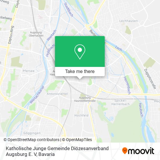 Карта Katholische Junge Gemeinde Diözesanverband Augsburg E. V