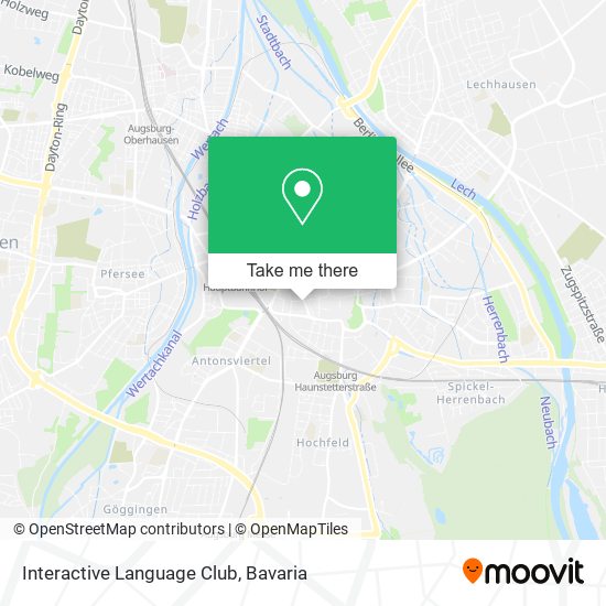 Interactive Language Club map