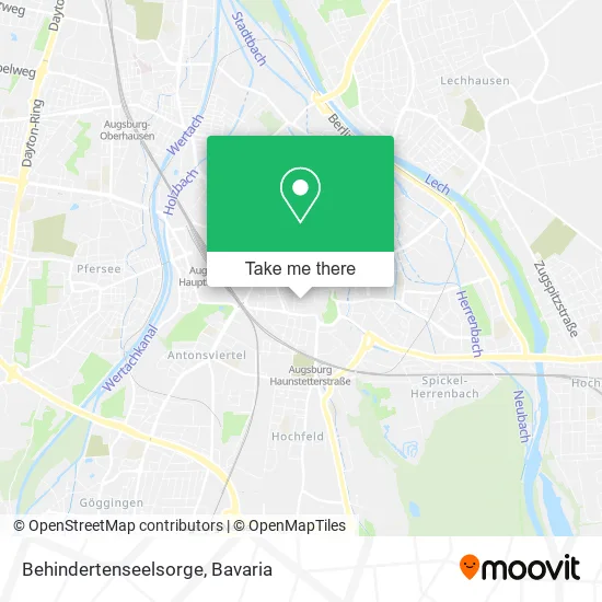 Карта Behindertenseelsorge