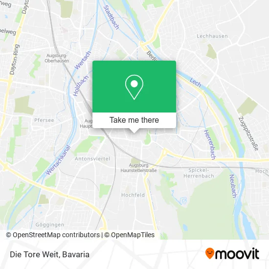 Карта Die Tore Weit