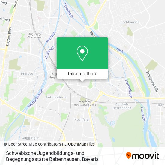 Schwäbische Jugendbildungs- und Begegnungsstätte Babenhausen map