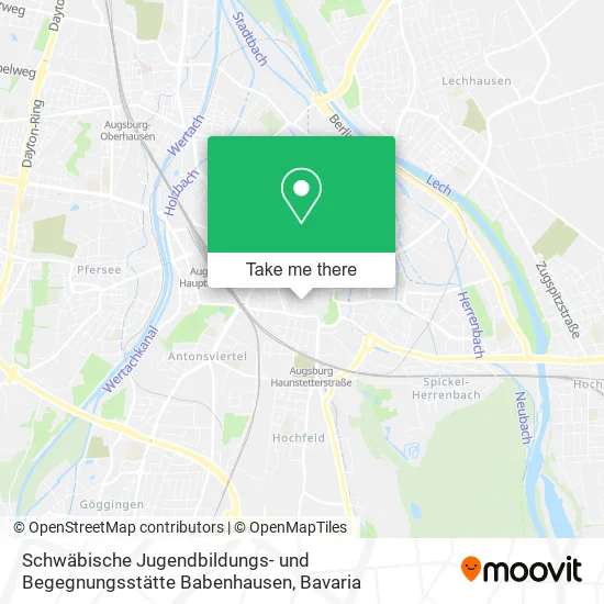Карта Schwäbische Jugendbildungs- und Begegnungsstätte Babenhausen