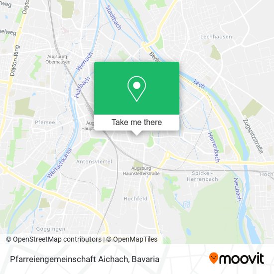 Pfarreiengemeinschaft Aichach map