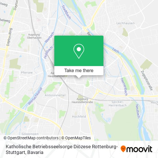 Katholische Betriebsseelsorge Diözese Rottenburg-Stuttgart map