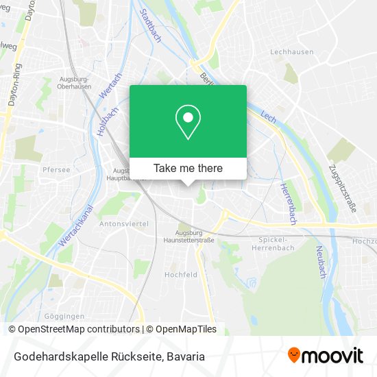 Godehardskapelle Rückseite map