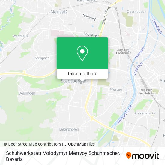 Schuhwerkstatt Volodymyr Mertvoy Schuhmacher map