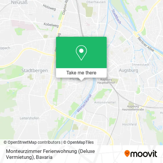 Карта Monteurzimmer Ferienwohnung (Deluxe Vermietung)