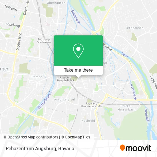 Карта Rehazentrum Augsburg