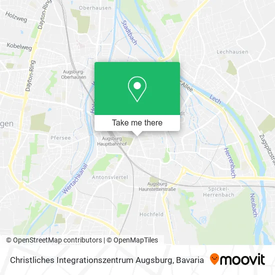 Карта Christliches Integrationszentrum Augsburg