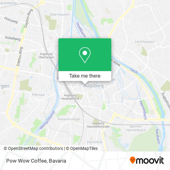 Pow Wow Coffee map