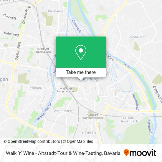 Walk 'n' Wine - Altstadt-Tour & Wine-Tasting map