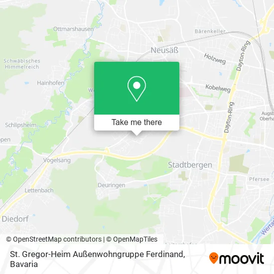 Карта St. Gregor-Heim Außenwohngruppe Ferdinand