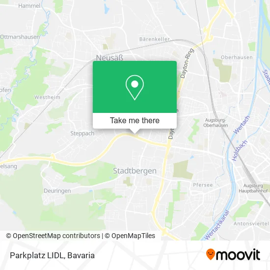 Карта Parkplatz LIDL