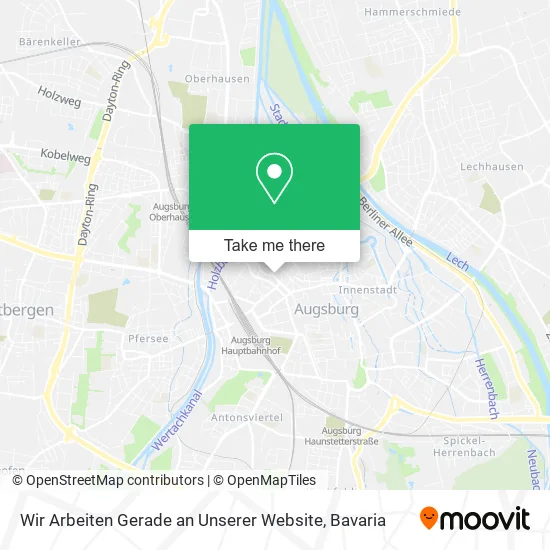 Карта Wir Arbeiten Gerade an Unserer Website