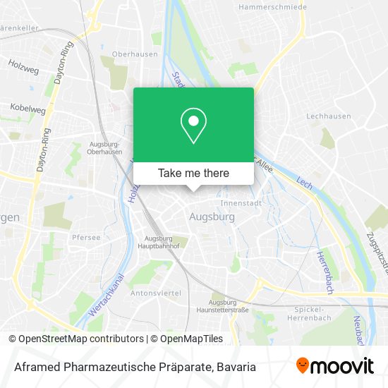 Aframed Pharmazeutische Präparate map