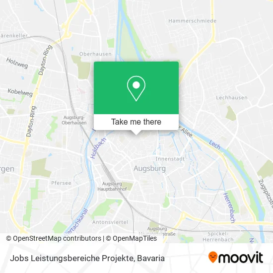 Карта Jobs Leistungsbereiche Projekte