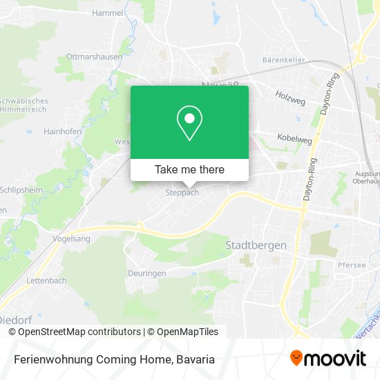 Ferienwohnung Coming Home map