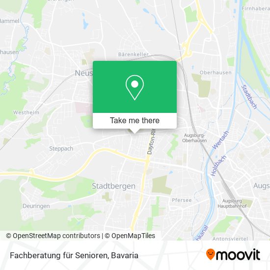 Fachberatung für Senioren map