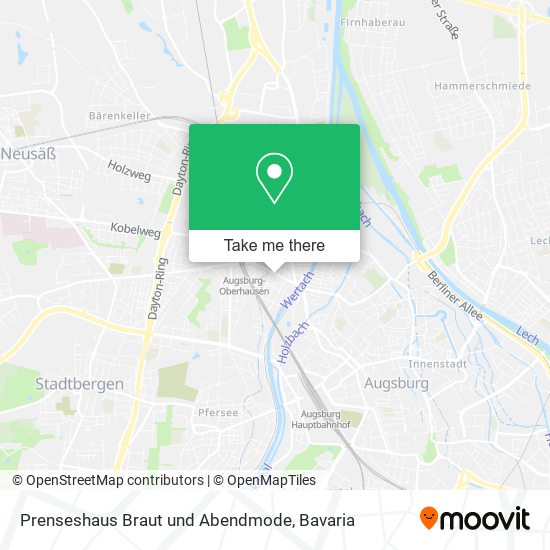 Prenseshaus Braut und Abendmode map