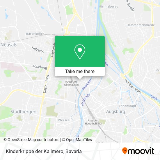 Kinderkrippe der Kalimero map