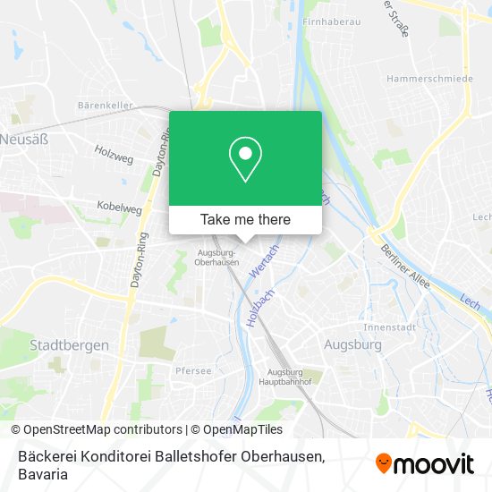 Bäckerei Konditorei Balletshofer Oberhausen map