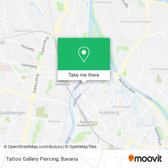 Карта Tattoo Gallery Piercing