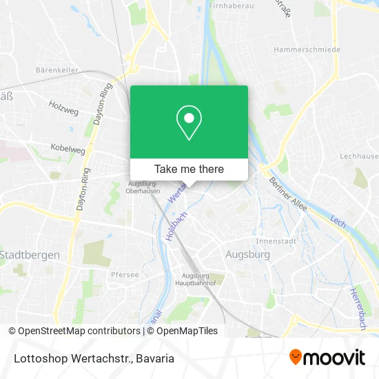 Карта Lottoshop Wertachstr.