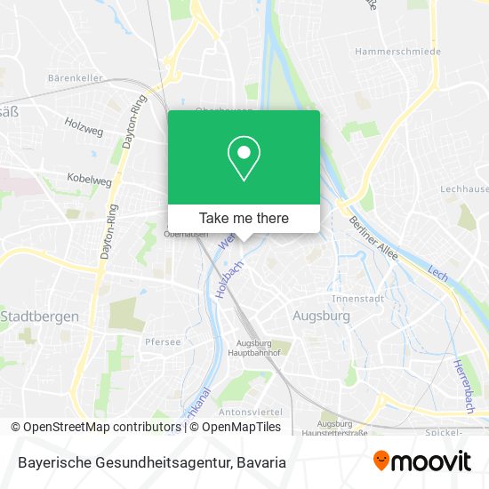 Bayerische Gesundheitsagentur map