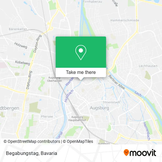 Карта Begabungstag