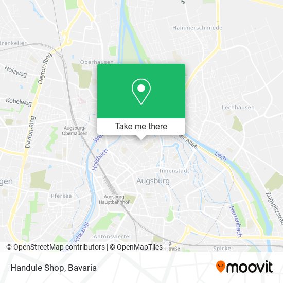 Handule Shop map