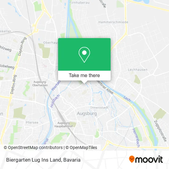 Карта Biergarten Lug Ins Land