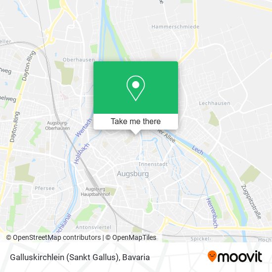 Galluskirchlein (Sankt Gallus) map