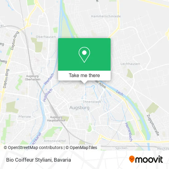 Карта Bio Coiffeur Styliani