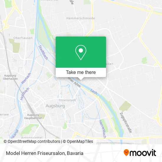 Карта Model Herren Friseursalon