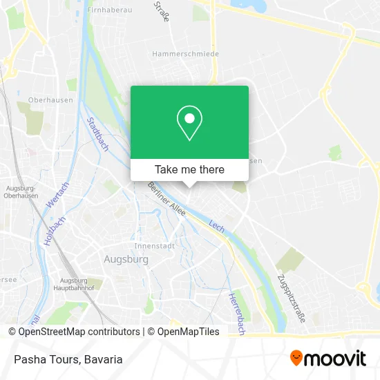 Pasha Tours map