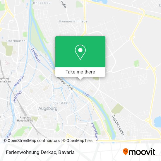 Ferienwohnung Derkac map