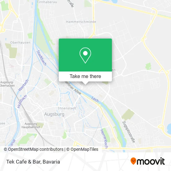 Карта Tek Cafe & Bar