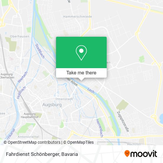 Fahrdienst Schönberger map