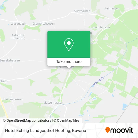 Карта Hotel Eching Landgasthof Hepting