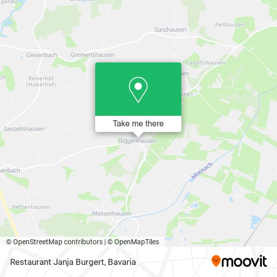 Restaurant Janja Burgert map