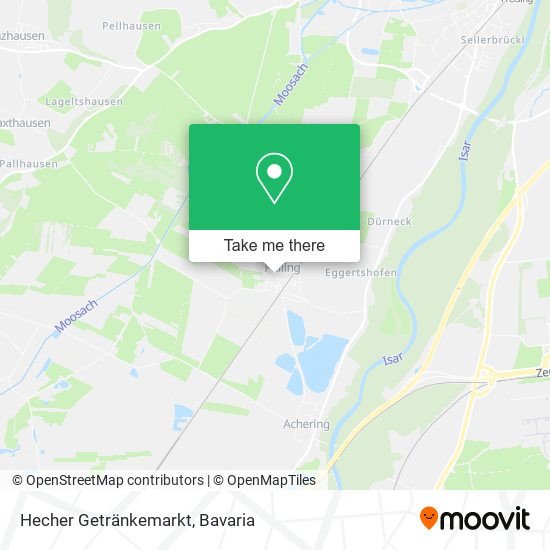 Hecher Getränkemarkt map